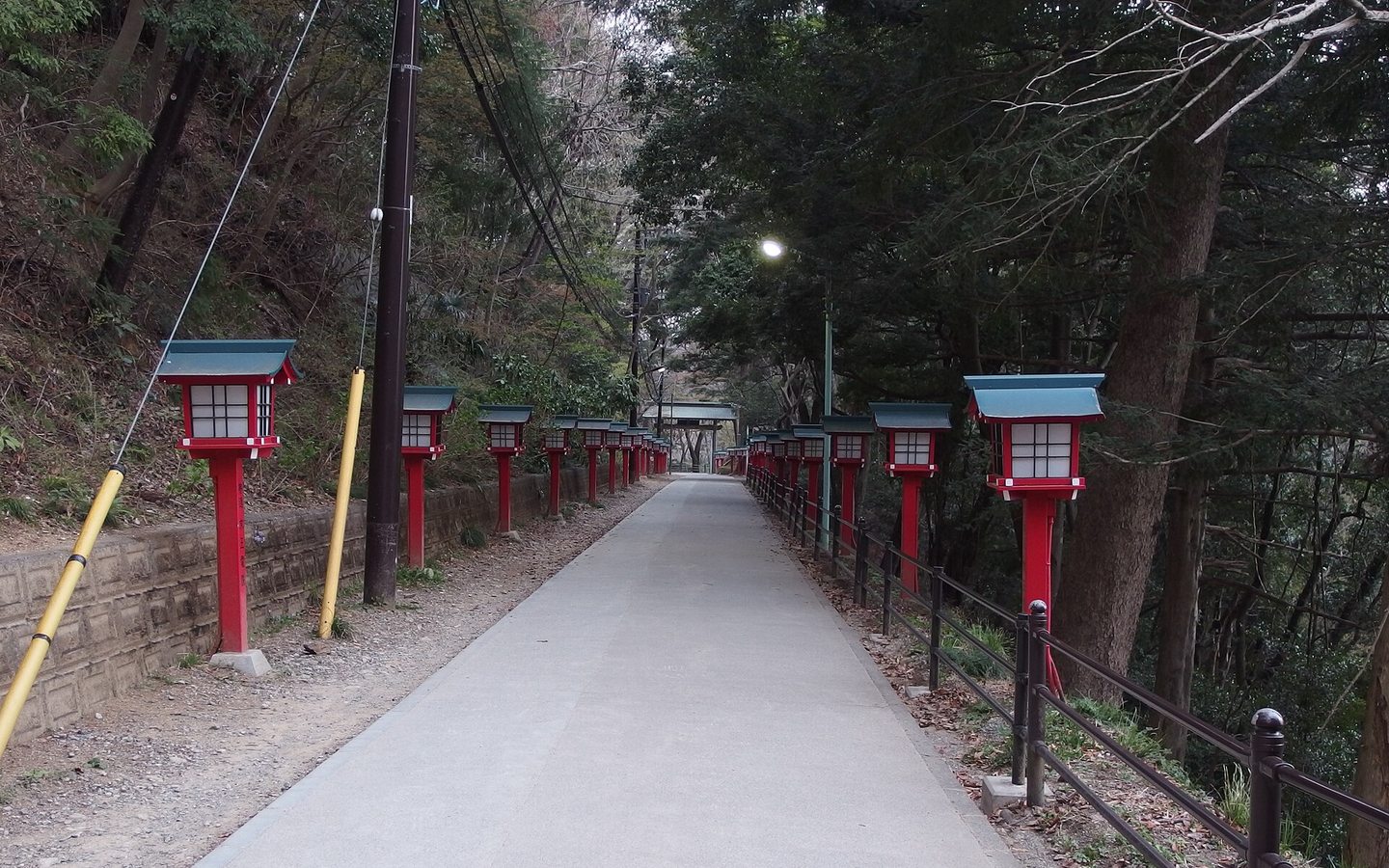 Approach to Yakuo-in on Mount Takao, Tokyo