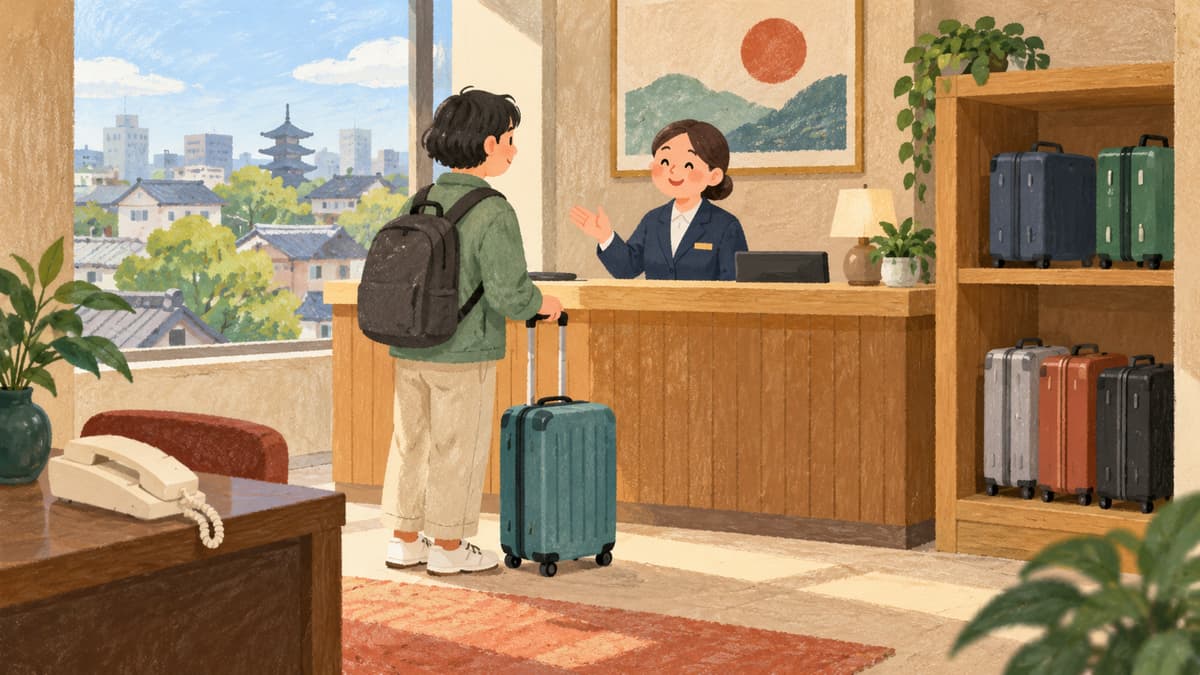 示意插圖：澀谷 Excel Hotel Tokyu：晚到與行李寄放